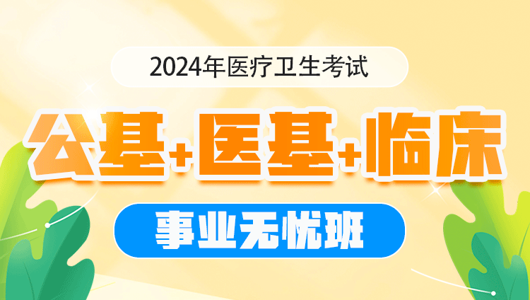 2024年医疗卫生考试【医基+公基+临床】事业无忧班