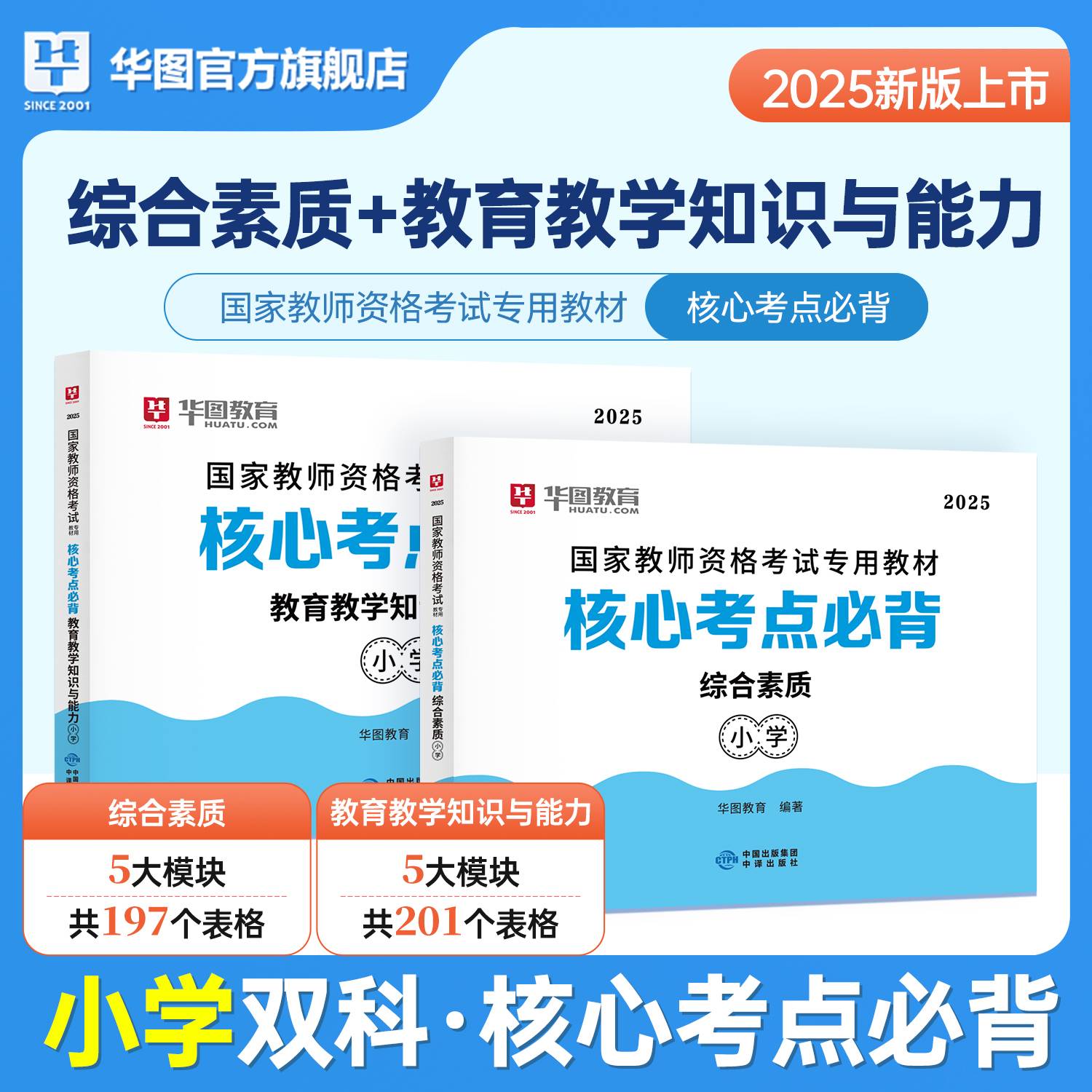 2025版国家教师资格考试【核心考点必背】小学2本套