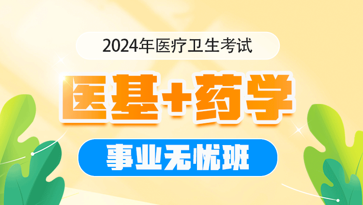 2024年医疗卫生考试【医基+药学】事业无忧班